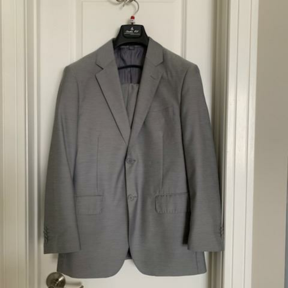 Studio 101 Grey Two-button Suit